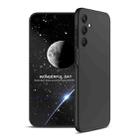 For Samsung Galaxy A25 4G GKK Three Stage Splicing Full Coverage PC Phone Case(Black) - 1