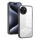 For Itel S23 2.5mm Anti-slip Clear Acrylic Hybrid TPU Phone Case(Black) - 1