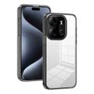 For Tecno Spark Go 2023 / Infinix Smart 7 2.5mm Anti-slip Clear Acrylic Hybrid TPU Phone Case(Black) - 1