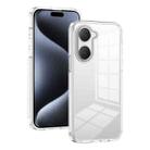 For vivo Y03 2.5mm Anti-slip Clear Acrylic Hybrid TPU Phone Case(Transparent) - 1