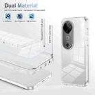 For vivo V40 5G Anti-slip Clear Acrylic Hybrid TPU Phone Case(Transparent) - 3