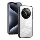 For Realme 12 Pro 2.5mm Anti-slip Clear Acrylic Hybrid TPU Phone Case(Black) - 1