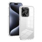 For Realme C53 2.5mm Anti-slip Clear Acrylic Hybrid TPU Phone Case(Transparent) - 1