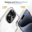 For Realme C55 2.5mm Anti-slip Clear Acrylic Hybrid TPU Phone Case(Transparent) - 2