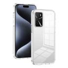 For OPPO A16 2.5mm Anti-slip Clear Acrylic Hybrid TPU Phone Case(Transparent) - 1