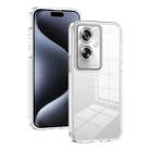 For OPPO A79 5G 2.5mm Anti-slip Clear Acrylic Hybrid TPU Phone Case(Transparent) - 1