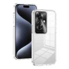 For OPPO Reno11 F 2.5mm Anti-slip Clear Acrylic Hybrid TPU Phone Case(Transparent) - 1