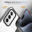 For OPPO Reno12 Pro Global Anti-slip Clear Acrylic Hybrid TPU Phone Case(Black) - 2