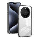 For Huawei Mate 60 Pro / 60 Pro+ 2.5mm Anti-slip Clear Acrylic Hybrid TPU Phone Case(Black) - 1
