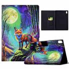 For iPad mini 6 Voltage Painted Smart Leather Tablet Case(Moonlight Fox) - 1