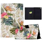 For iPad mini 5/4/3/2/1 Voltage Painted Smart Leather Tablet Case(Gold Pineapple) - 1
