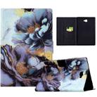 For Samsung Galaxy Tab A 10.1 T580 Voltage Painted Smart Leather Tablet Case(Peony) - 1