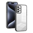 For Samsung Galaxy A13 4G / 5G 2.5mm Anti-slip Clear Acrylic Hybrid TPU Phone Case(Black) - 1