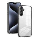 For Samsung Galaxy A34 5G 2.5mm Anti-slip Clear Acrylic Hybrid TPU Phone Case(Black) - 1