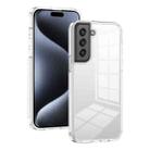For Samsung Galaxy S21 FE 5G 2.5mm Anti-slip Clear Acrylic Hybrid TPU Phone Case(Transparent) - 1