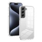 For Samsung Galaxy S22 5G 2.5mm Anti-slip Clear Acrylic Hybrid TPU Phone Case(Transparent) - 1