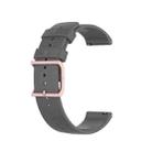 For Galaxy Watch Active 3 / Active 2 / Active / Galaxy Watch 3 41mm / Galaxy Watch 42mm 20mm Dot Texture Watch Band(Grey) - 2
