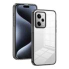 For Xiaomi Redmi Note 12 Pro 5G/Poco X5 Pro 2.5mm Anti-slip Clear Acrylic Hybrid TPU Phone Case(Black) - 1