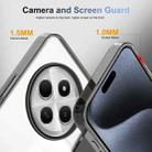For Xiaomi Redmi 14C 4G Anti-slip Clear Acrylic Hybrid TPU Phone Case(Black) - 2