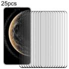 For Huawei Mate 70 Pro+ 25pcs Full Glue 9H HD 3D Curved Edge Tempered Glass Film(Black) - 1