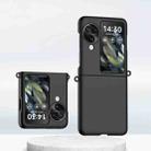 For OPPO Find N3 Flip Gradient Color Skin Feel PC Full Coverage Shockproof Phone Case(Black) - 1