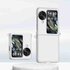 For OPPO Find N3 Flip Gradient Color Skin Feel PC Full Coverage Shockproof Phone Case(White) - 1