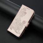 For vivo S19 Pro Datura Flower Embossed Flip Leather Phone Case(Rose Gold) - 2