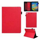For iPad 10.2 2021 / 2020 / 10.5 Extraordinary Series Smart Leather Tablet Case(Red) - 1