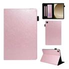 For Samsung Galaxy Tab A9 Extraordinary Series Leather Tablet Case(Rose Gold) - 1