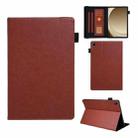 For Samsung Galaxy Tab A9 Extraordinary Series Leather Tablet Case(Brown) - 1