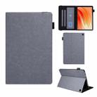 For Amazon Kindle Fire HD10 2021/2023 Extraordinary Series Smart Leather Tablet Case(Grey) - 1