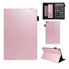 For Amazon Kindle Fire HD10 2017/2019 Extraordinary Series Smart Leather Tablet Case(Rose Gold) - 1