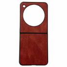 For ZTE nubia Flip Crazy Horse Texture Shockproof Protective Phone Case(Red) - 1