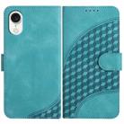 For ZTE Libero 5G IV YX0060 Elephant Head Embossed Phone Leather Case with Lanyard(Light Blue) - 1