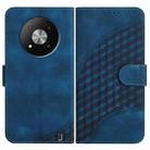 For ZTE Blade A73 5G YX0060 Elephant Head Embossed Phone Leather Case with Lanyard(Royal Blue) - 1