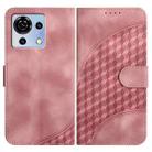 For ZTE Blade V50 Vita YX0060 Elephant Head Embossed Phone Leather Case with Lanyard(Pink) - 1