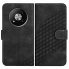 For ZTE Fresh 50 YX0060 Elephant Head Embossed Phone Leather Case with Lanyard(Black) - 1