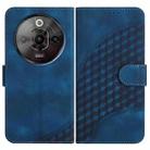For ZTE nubia Focus Pro YX0060 Elephant Head Embossed Phone Leather Case with Lanyard(Royal Blue) - 1