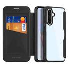 For Samsung Galaxy A36 5G / A56 5G DUX DUCIS Skin X Pro Series PC + TPU Phone Leather Case(Black) - 1