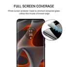 For Motorola Edge 50s Pro Edge Glue 9H HD 3D Curved Edge Tempered Glass Film(Black) - 3