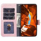 For Motorola Moto G 5G 2025 Zipper Bag Leather Phone Case(Rose Gold) - 3