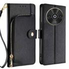 For Xiaomi Redmi A3 4G Zipper Bag Leather Phone Case(Black) - 1