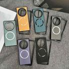 For vivo X Fold5 CD Magsafe Magnetic Cloth Texture Phone Case(Black) - 2