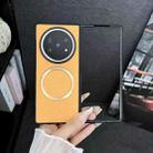 For vivo X Fold5 CD Magsafe Magnetic Cloth Texture Phone Case(Orange) - 3