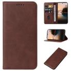 For TCL 40 NXTpaper 4G Magnetic Closure Leather Phone Case(Brown) - 1