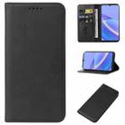 For TCL 40 SE Magnetic Closure Leather Phone Case(Black) - 1