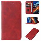 For TCL 50 SE Magnetic Closure Leather Phone Case(Red) - 1