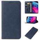 For TCL 505 Magnetic Closure Leather Phone Case(Blue) - 1