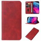 For TCL 505 Magnetic Closure Leather Phone Case(Red) - 1