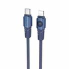 BOROFONE BU47 PD 27W USB-C/Type-C to 8 Pin Data Cable, Length: 1.2m(Blue) - 1